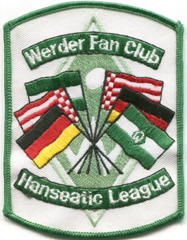 Werder Bremen Fan Club Aufnäher "Hanseatic League von 1990" 